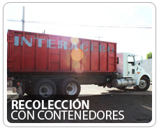 Recolección con contenedores INTERACERO